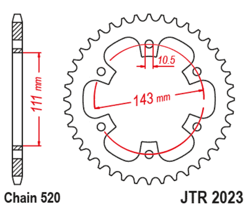Couronne JT. acier standard 2023 - 520