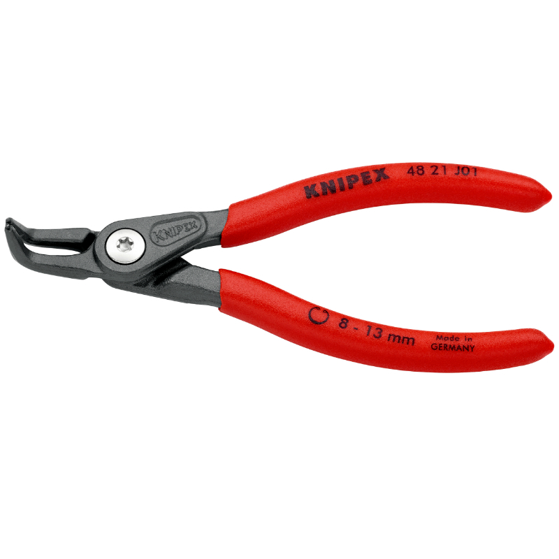 Pince à circlips Knipex INTERIEUR PRO 130mm DIAM 8 A 13mm GRIS ANTIROUILLE POINTE 0,9mm COUDEE 48 21 J01 MADE IN GERMANY