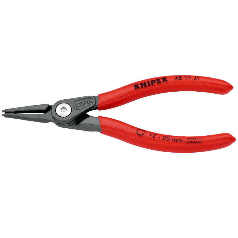 Pince à circlips Knipex INTERIEUR PRO 140mm DIAM 12 A 25mm GRIS ANTIROUILLE POINTE 1,3mm DROITE 48 11 J1 MADE IN GERMANY