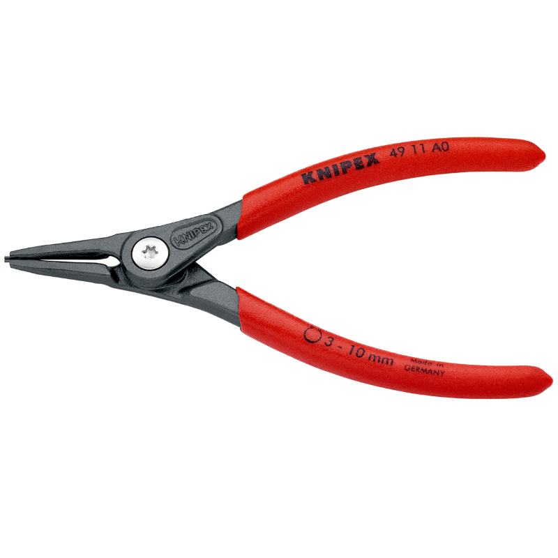 Pince à circlips Knipex EXTERIEUR PRO 140mm DIAM 3 A 10mm GRIS ANTIROUILLE POINTE 0,9mm DROITE 49 11 A0 MADE IN GERMANY