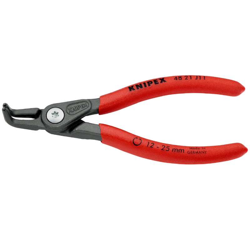 Pince à circlips Knipex INTERIEUR PRO 130mm DIAM 12 A 25mm GRIS ANTIROUILLE POINTE 1,3mm COUDEE 48 21 J11 MADE IN GERMANY