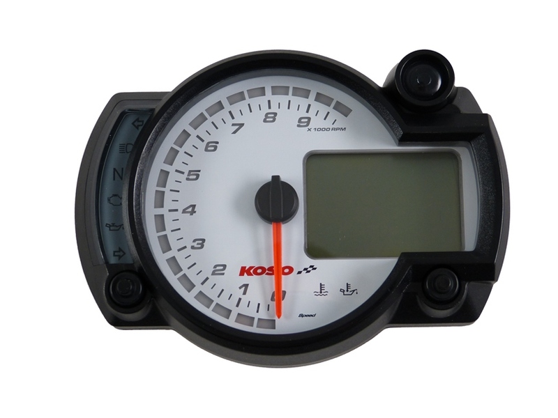 Compteur Koso Tachymètre RX2NR+ avec thermomètre et alarme de température - shiftlight