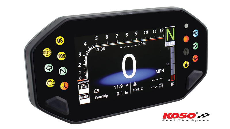 Compteur Koso Digital Multifunction Cockpit, RX-4, MT-07/09, XSR 700/900