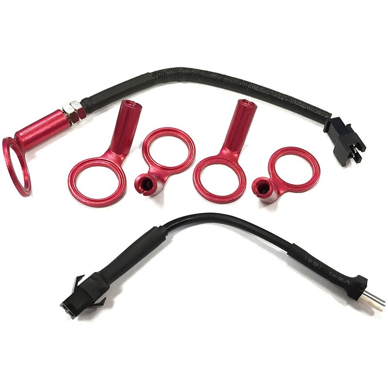 Indicateur de température Koso sensor 14 mms of sparking plug 150 degrees c,black plugs