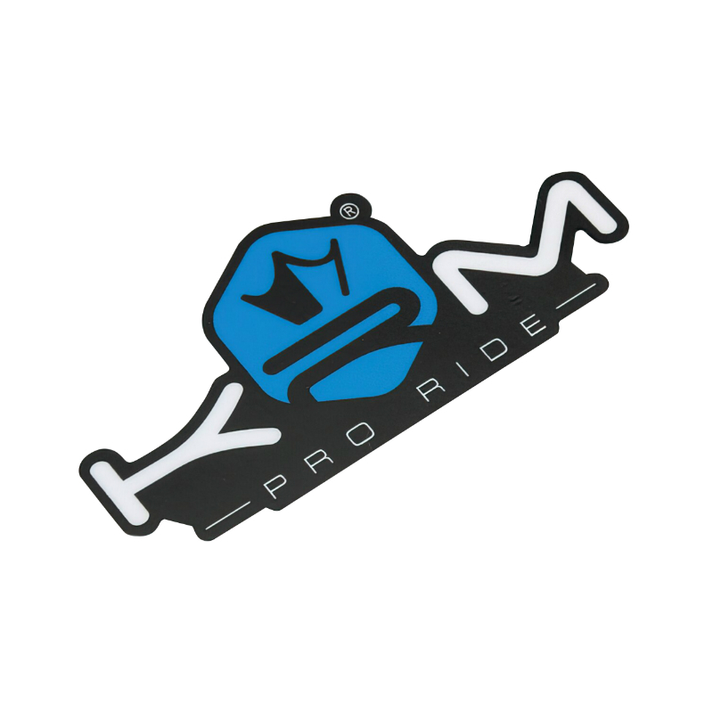 Sticker plaque phare KRM 80x40 mm BLEU