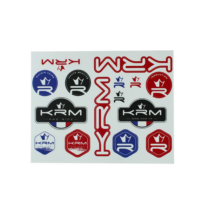 Planche de stickers KRM 275x210 mm A4