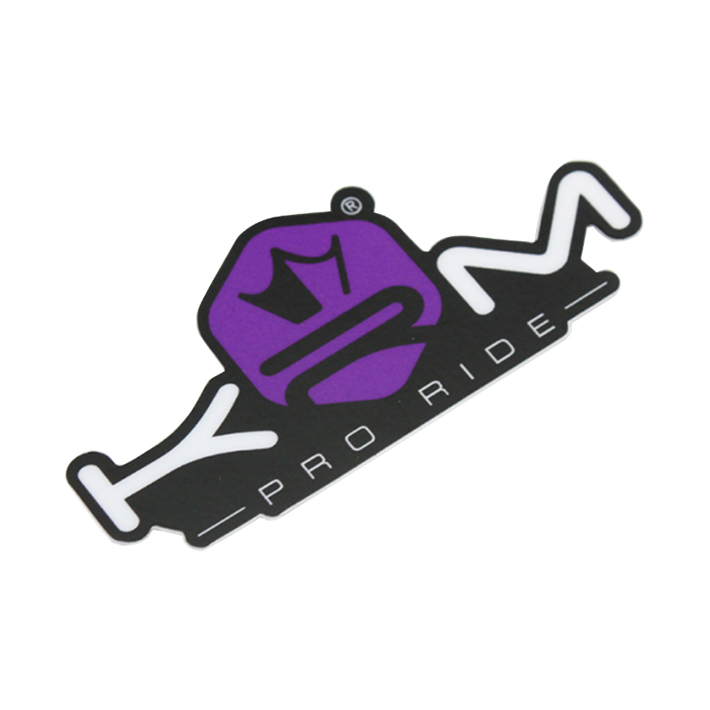 Sticker plaque phare KRM 80x40 mm VIOLET