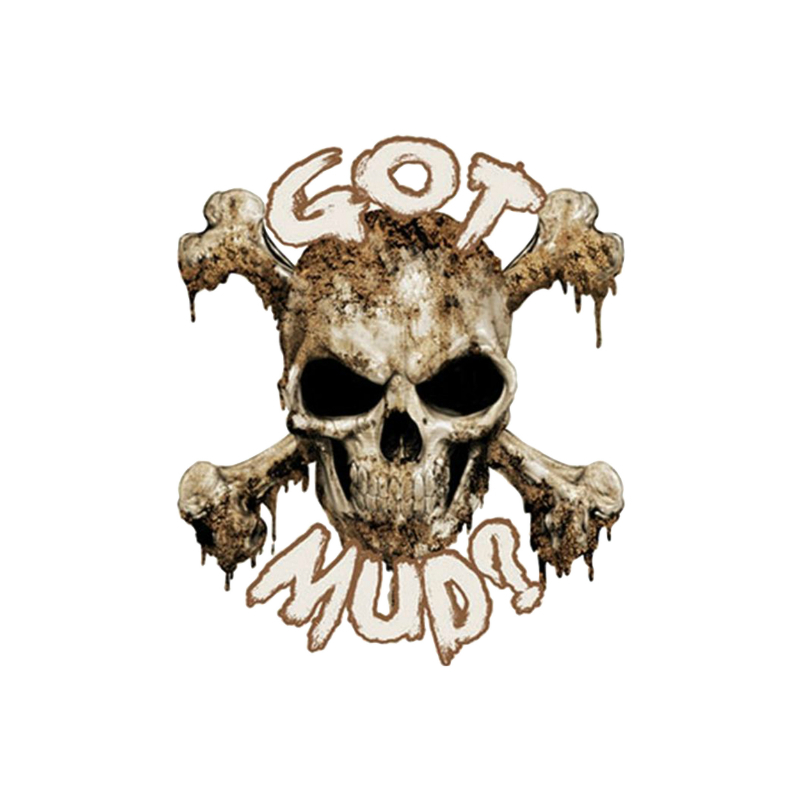 Planche de stickers Lethal Threat MINI TETE MORT BOUE 60x80mm