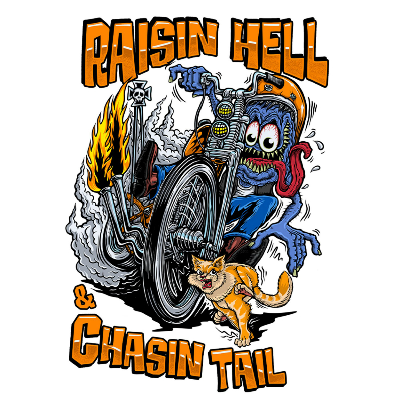 Planche de stickers Lethal Threat MINI CHASIN TAIL 60x80mm