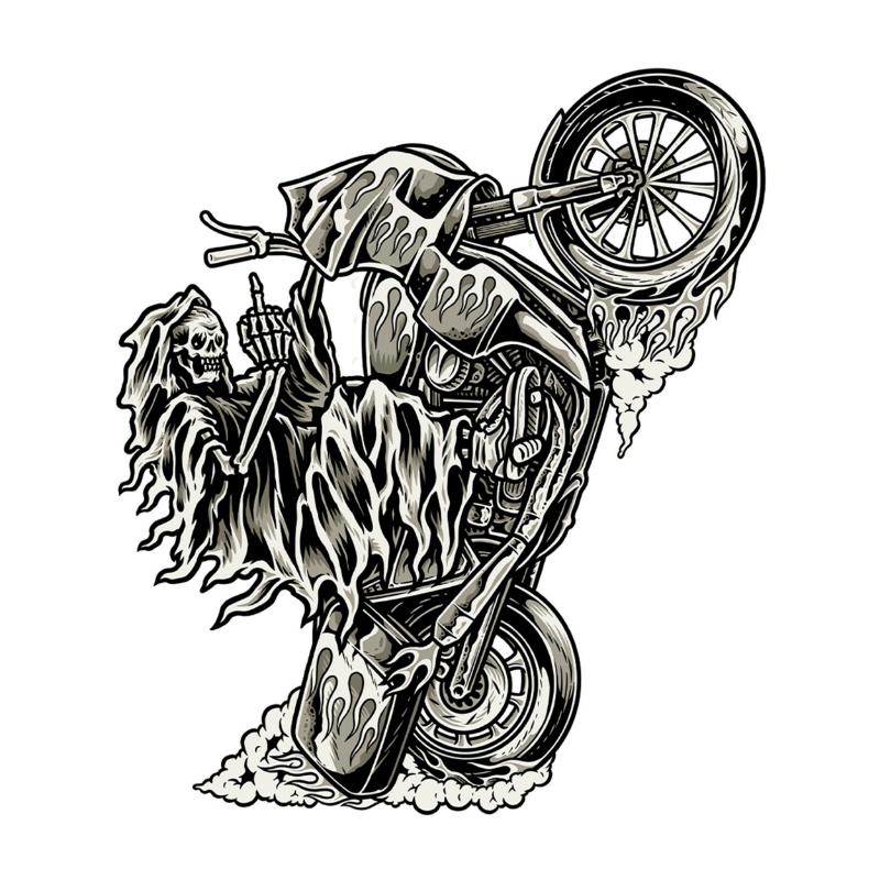 Planche de stickers Lethal Threat MINI WHEELY REAPER 60x80mm