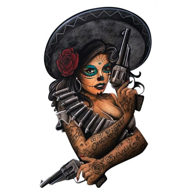 Planche de stickers Lethal Threat MINI BANDIDO GIRL 60x80mm