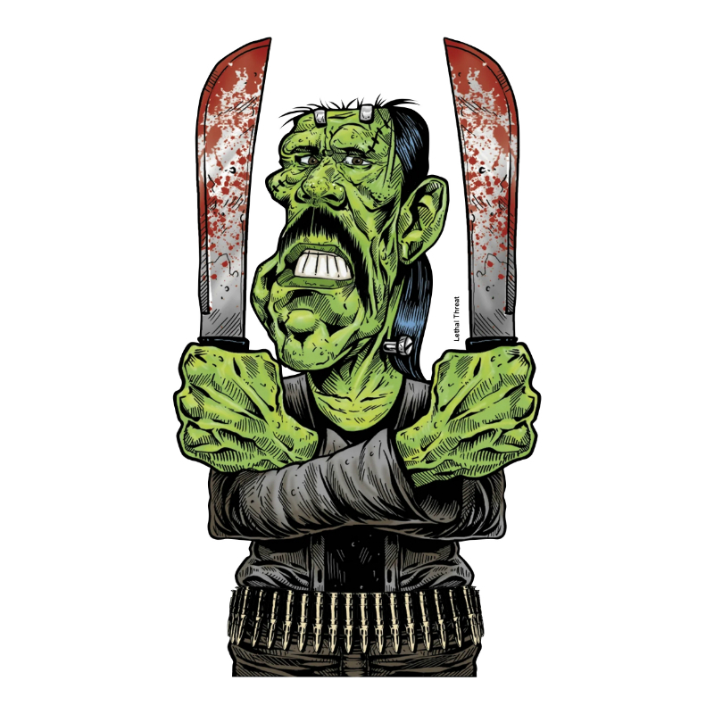 Planche de stickers Lethal Threat MINI SLICE IT UP 60x80mm