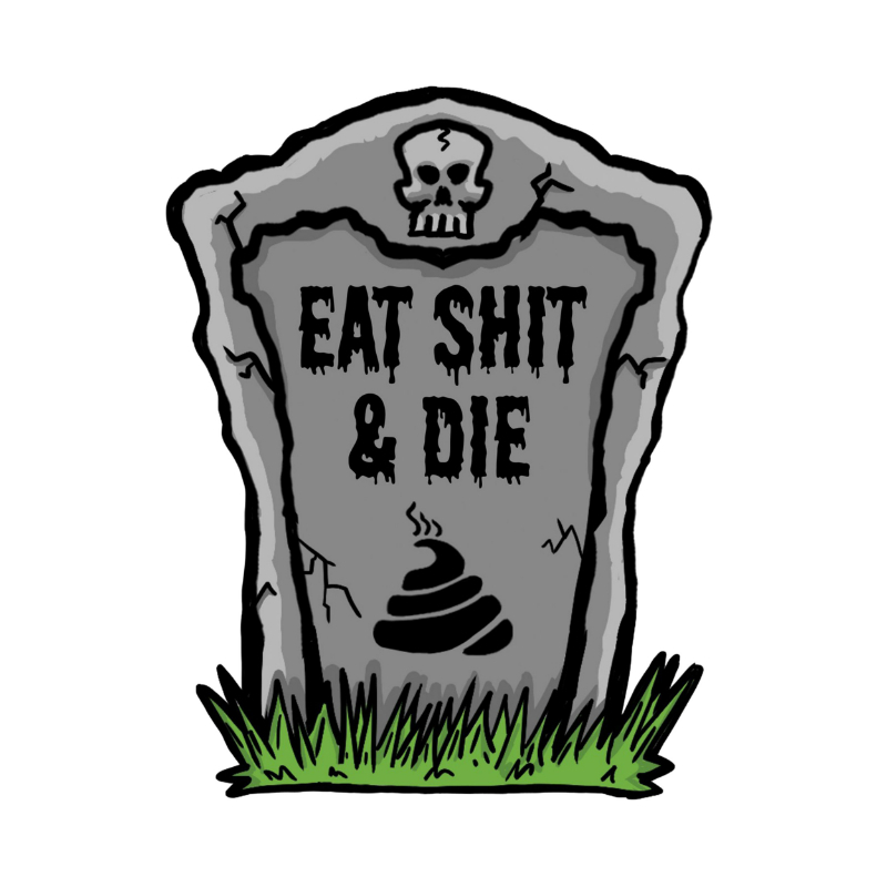 Planche de stickers Lethal Threat MINI SHIT DIE 60x80mm