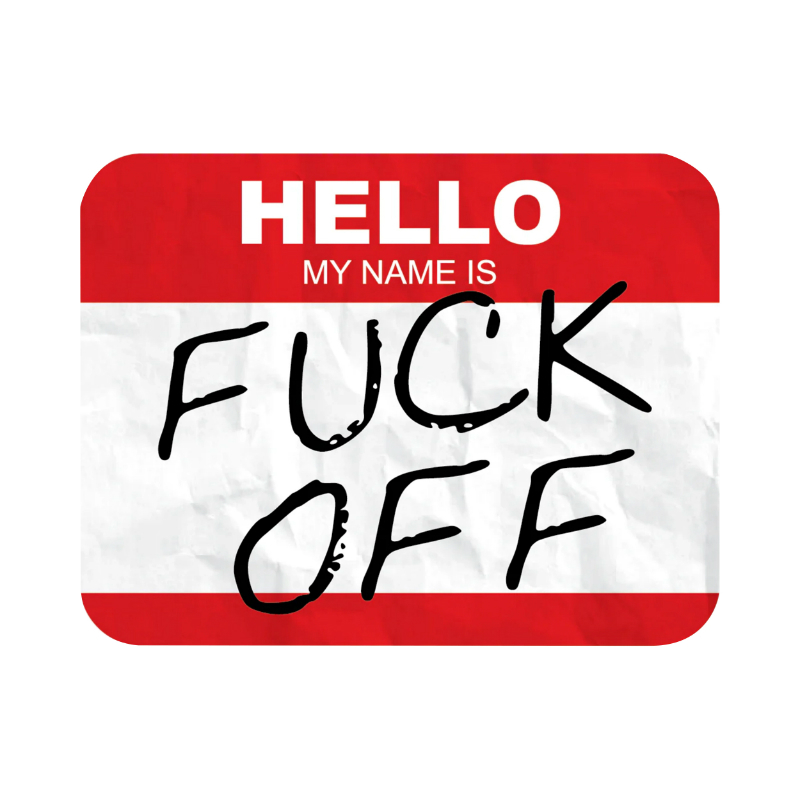 Planche de stickers Lethal Threat MINI MY NAME IS 60x80mm