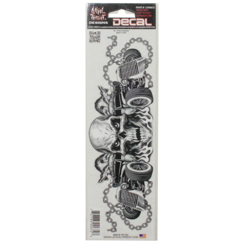 Planche de stickers Lethal Threat RAT ROD HIGHWAY 70x250mm LT00672