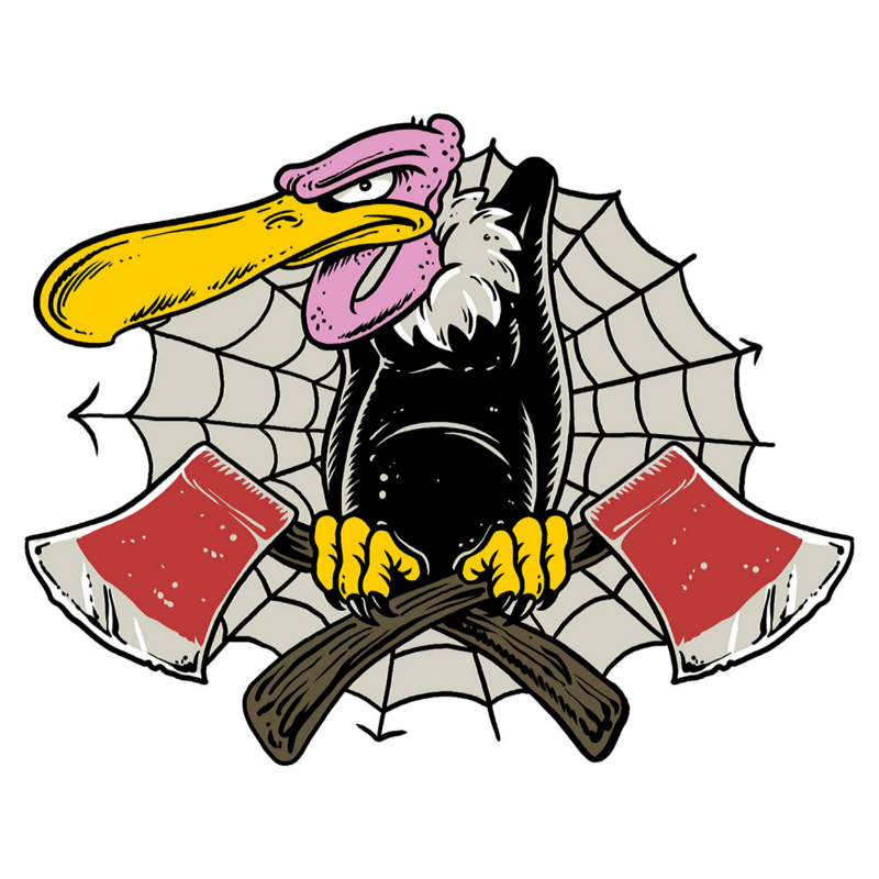 Planche de stickers Lethal Threat MINI AXE VULTURE 60x80mm