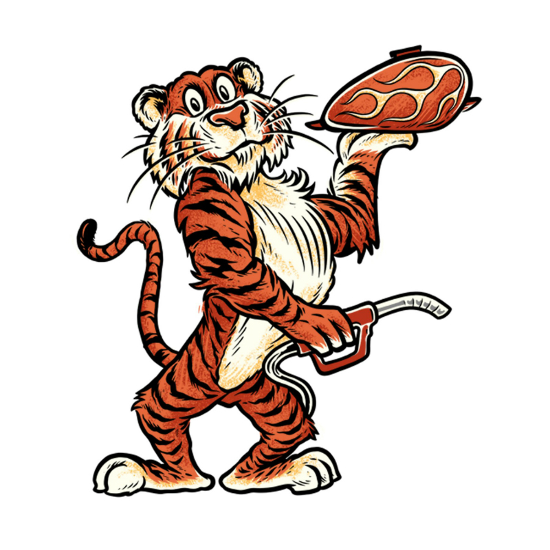 Planche de stickers Lethal Threat MINI TIGER IN YOUR TANK 60x80mm