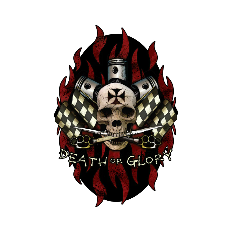 Planche de stickers Lethal Threat MINI DEATH OR GLORY 60x80mm