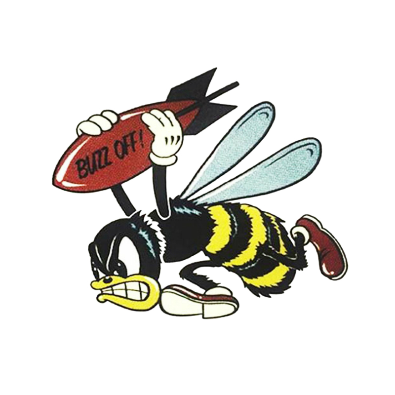 Planche de stickers Lethal Threat MINI VILAIN ABEILLE TUEUSE 60x80mm