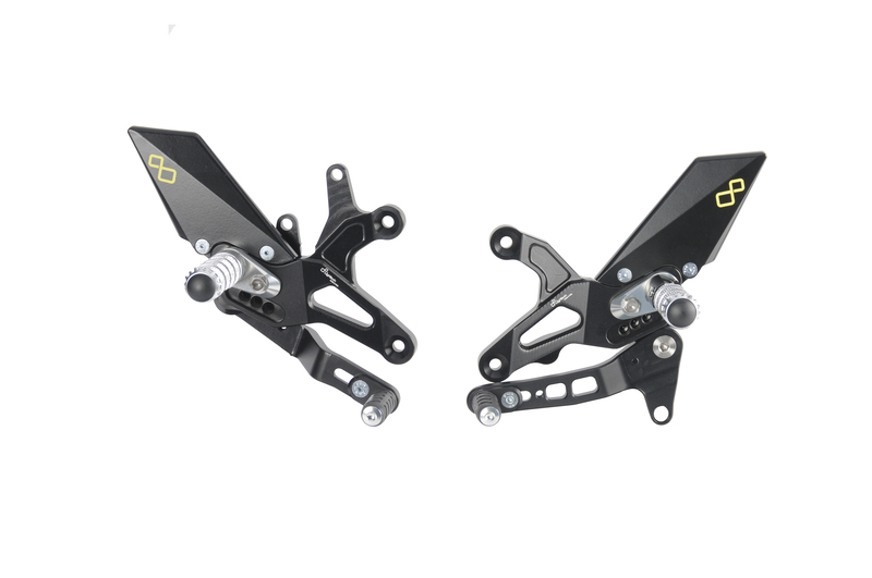 Commandes reculées LighTech réglables/repliables sélection standard noir