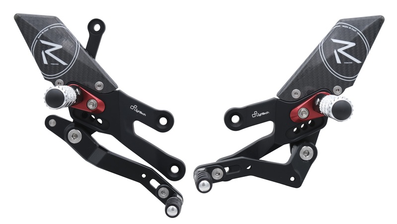 Commandes reculées LighTech réglables/repliables Racing sélection standard et inversée