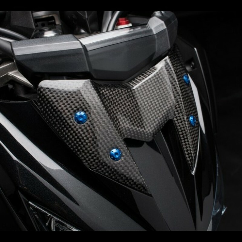 Image of Protège réservoir LighTech Carter de compteur carbone brillant