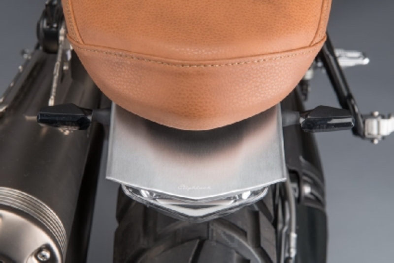 Image of Garde boue LighTech Support de fixation support de plaque argent