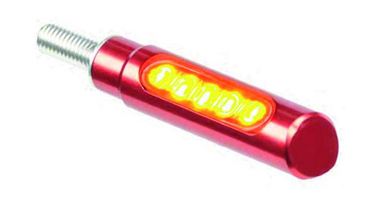 Clignotant LighTech s Led aluminium rouge - TheTube