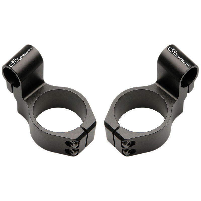 Adaptateur Guidon LighTech s Ø47mm hauteur +20mm déport +40mm/10° noir