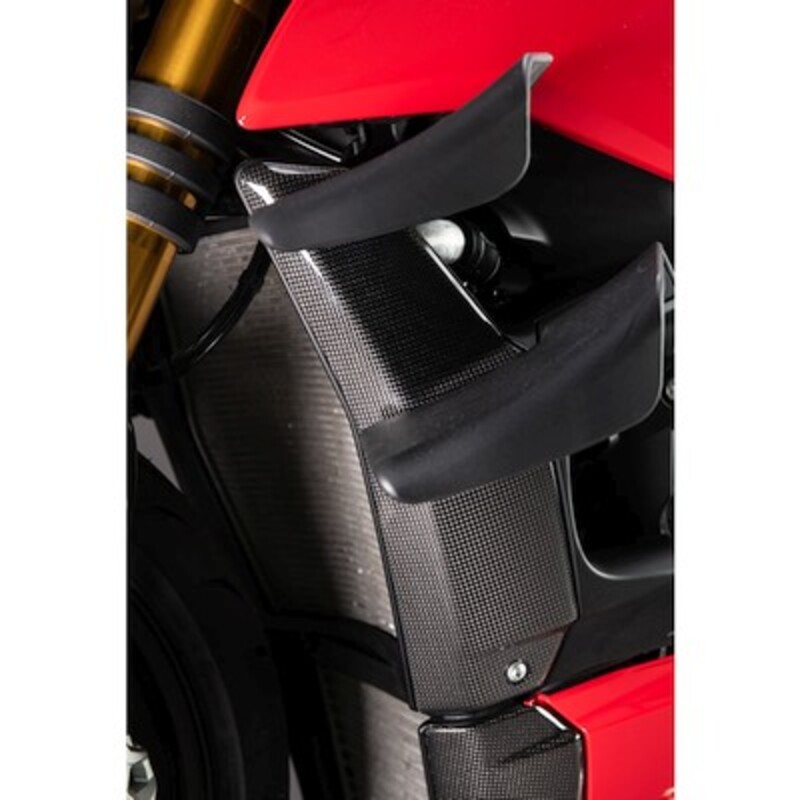 Protection de radiateur LighTech carbone brillant