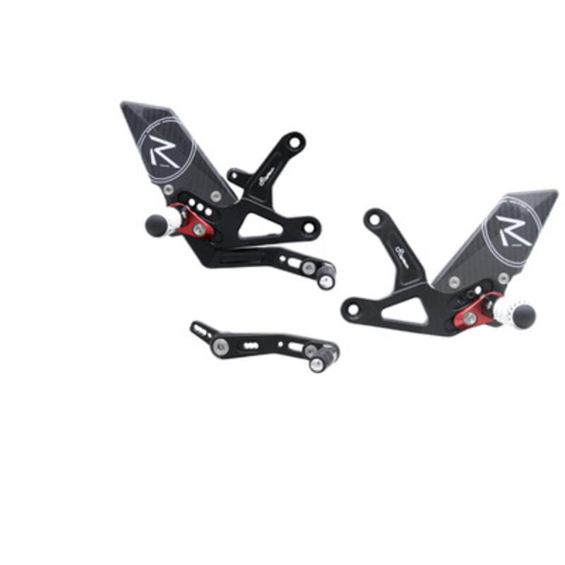 Commandes reculées LighTech réglables Racing - sélection standard/inversée