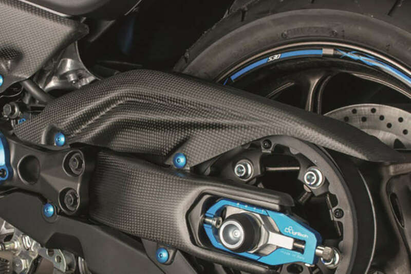 Protège couronne LighTech Carter de courroie carbone mat