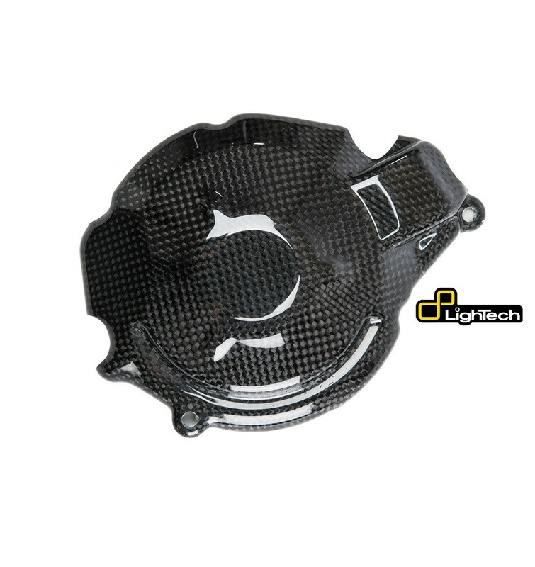 Protection Moteur LighTech Couvre-carter alternateur carbone brillant
