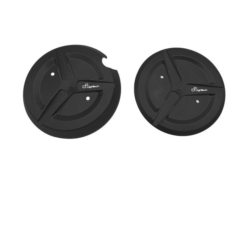 Protection Moteur LighTech (2 pièces) aluminium noir
