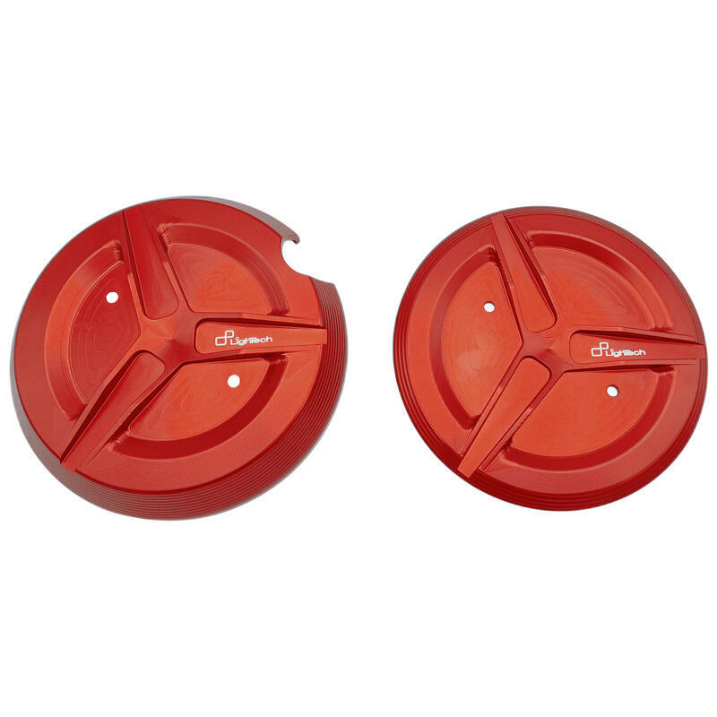 Protection Moteur LighTech (2 pièces) aluminium rouge
