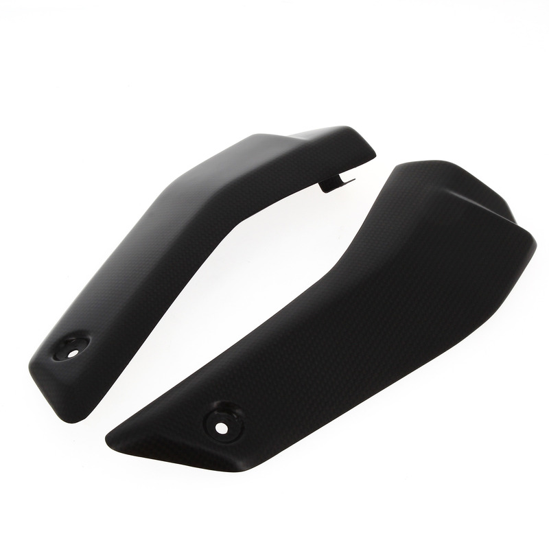 Protection de radiateur LighTech latéral inférieur carbone mat
