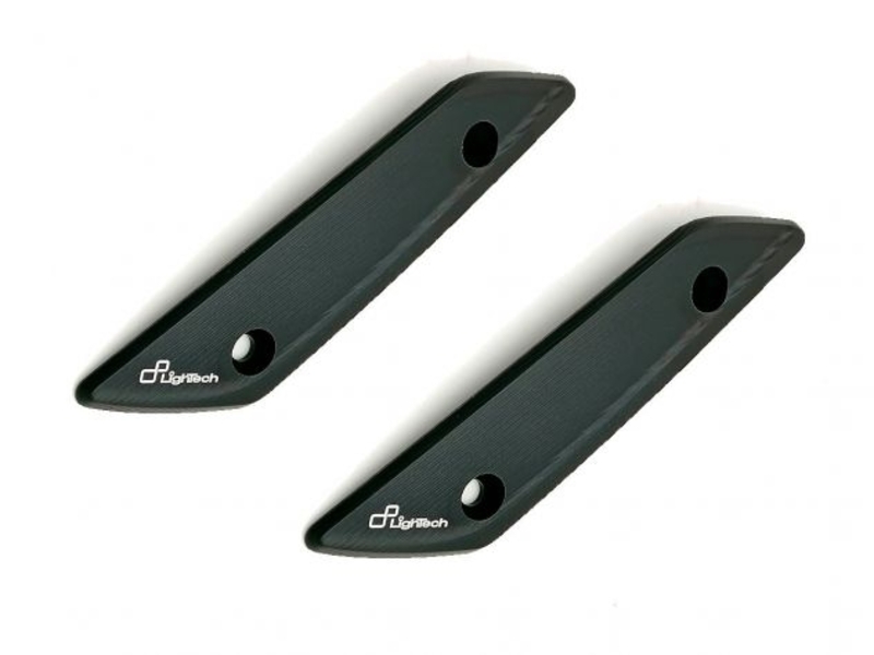 LIGHTECH Obturateurs de rétroviseur LighTech Cache - orifices Paire Noir — noir