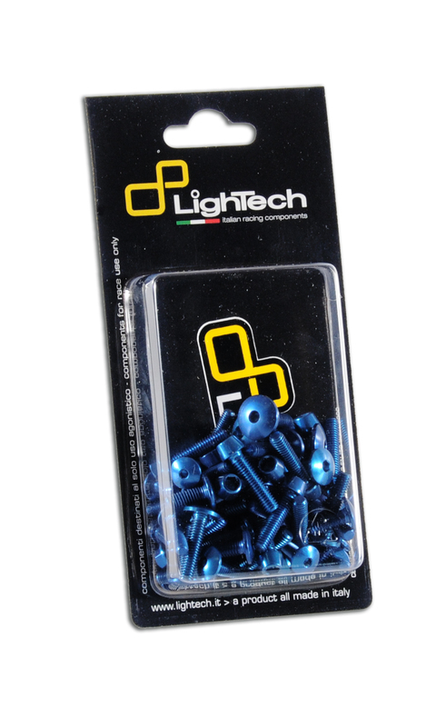 Kit Visserie LighTech vis cadre cobalt alu 28 pièces