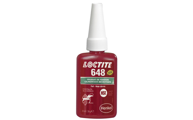 Frein filet Loctite Fixation des emmanchements 648 - flacon 24ml