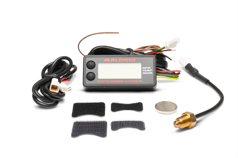 Indicateur de température Malossi Compteur d'heures digital Rapid Sens Systeme - RPM + Sonde