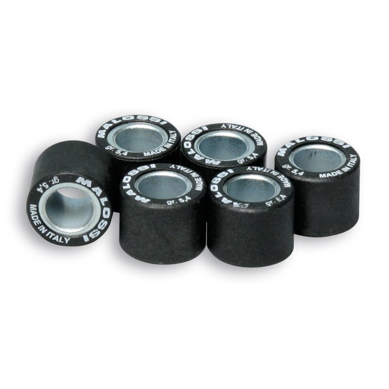 Galets de variateur Malossi Jeu 15x12mm 3,7gr - 6 pièces