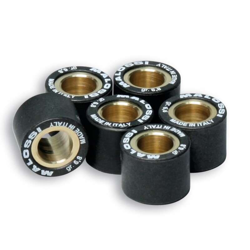 Galets de variateur Malossi Jeu 15x12mm 6,5gr - 6 pièces