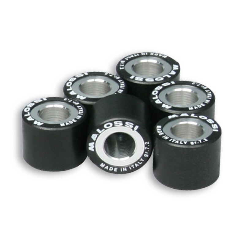 Galets de variateur Malossi Jeu 19x15,5mm 6,1gr - 6 pièces