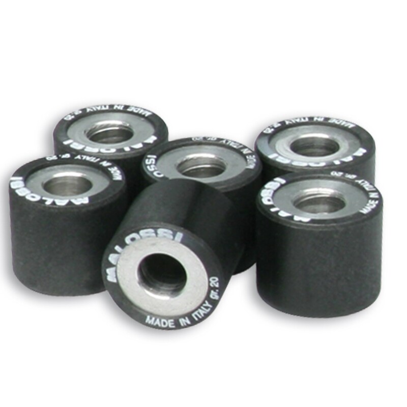 Galets de variateur Malossi Jeu 25x22,2mm 26gr - 6 pièces