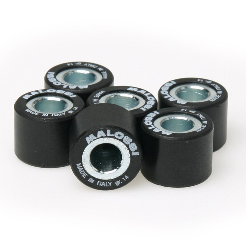 Galets de variateur Malossi Jeu 18x14mm 12gr - 6 pièces