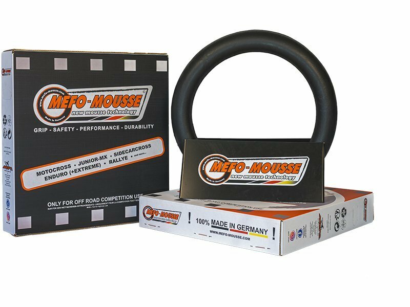 Mousse de pneu Mefo MOM 14 S - BIG 80/100 - 14 Pirelli MX32 90/90 - 14