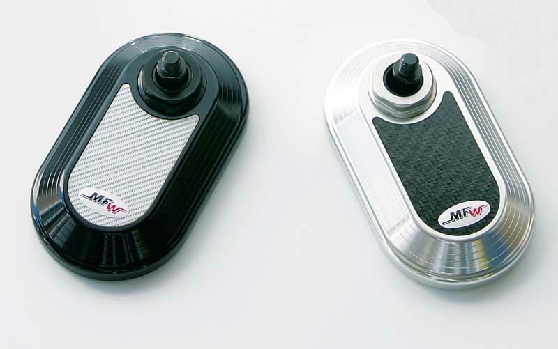 Rétroviseur Mfw petit modèle 2 carbone argent