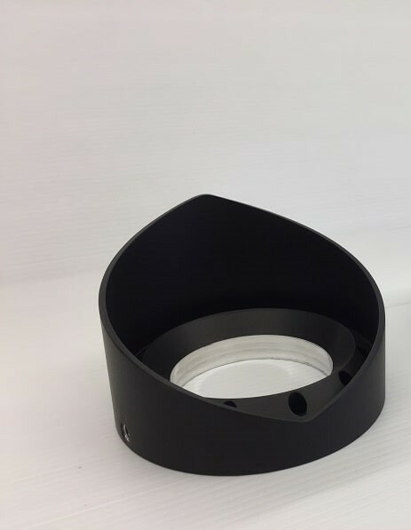 Embout du silencieux Miller Exhaust Embout SlashCut Ø93mm Noir