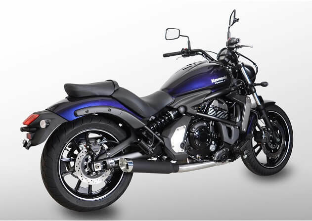 Ligne Complète Miller Exhaust Noir Embout SlashCut Poli