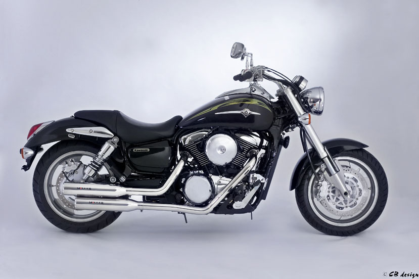 Ligne Complète Miller Exhaust Noir Embout Standard